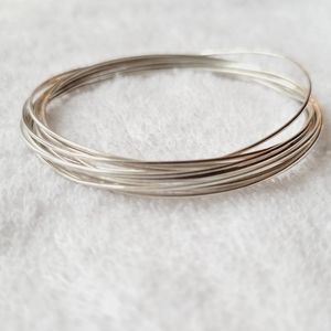Sterling Silver Attached Bangles